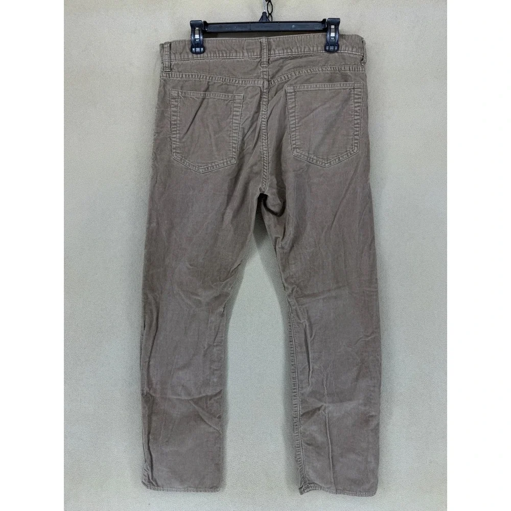 J Crew‎ 770 Corduroy Pants Tan Brown Straight Fit Mens Size 32x30